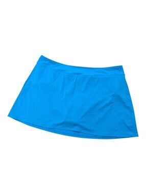 🩵 Land’s End Turquoise Bright Blue Swim Skirt Sz 16 *NWOT